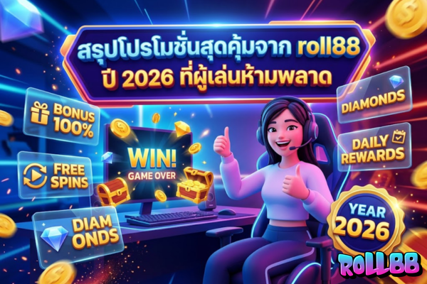 สรุปโปรโมชั่นสุดคุ้มจาก roll88 ปี 2026 ที่ผู้เล่นห้ามพลาด