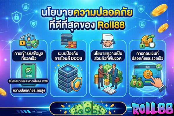นโยบายความปลอดภัยที่ดีที่สุดของ Roll88