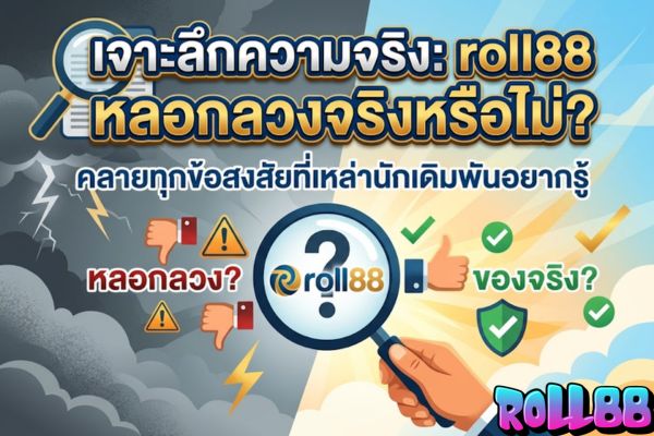 เจาะลึกความจริงเกี่ยวกับ roll88 หลอกลวงจริงหรือไม่? คลายทุกข้อสงสัยที่คุณต้องรู้ก่อนตัดสินใจวางเดิมพัน