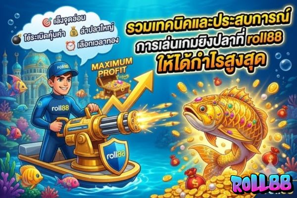 รวมเทคนิคและประสบการณ์การเล่นเกมยิงปลาที่ roll88 ให้ได้กำไรสูงสุด
